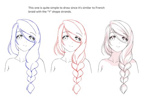 How To Draw Ten Types Of Braids Artofit