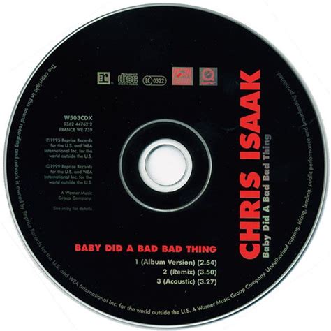 Chris Isaak – Baby Did A Bad Bad Thing seconda mano per 5 EUR su Genova ...