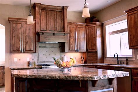 Kitchen Backsplash Ideas With Hickory Cabinets — Schmidt Gallery Design