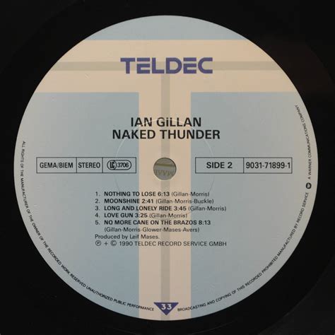 Ian Gillan Naked Thunder