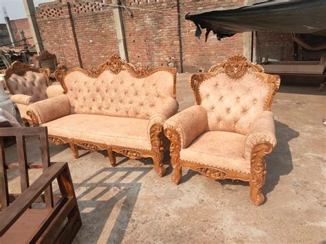 Royal Teak Wood Carved Sofa Set At 55000 Set Wooden Carved Sofa Set