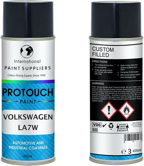 PROTOUCH FOR VOLKSWAGEN LA7W REFLEX SILVER CAR PAINT SPRAY 400ML