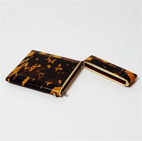 Antique Tortoiseshell Calling Card Case C