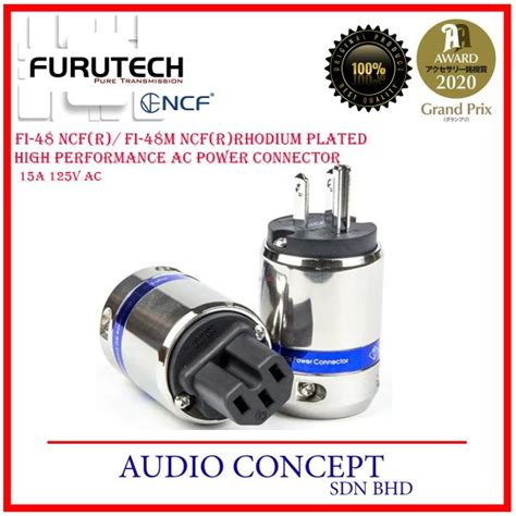 Furutech Fi M Ncf R Fi Ncf R Rhodium Plated R High