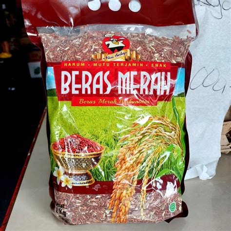 Jual Beras Merah Nasi Sedap 2 Kg Shopee Indonesia