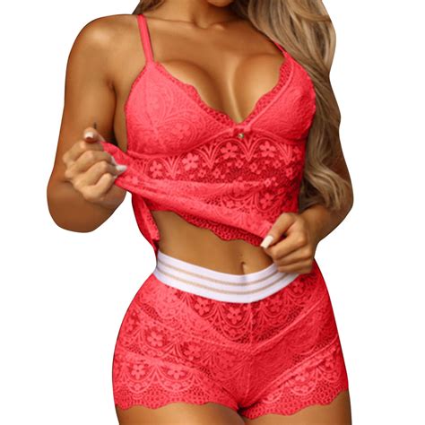 Xzhgs Plus Size Lingerie Xl Women Fashion Print Mesh Lingerie Lace