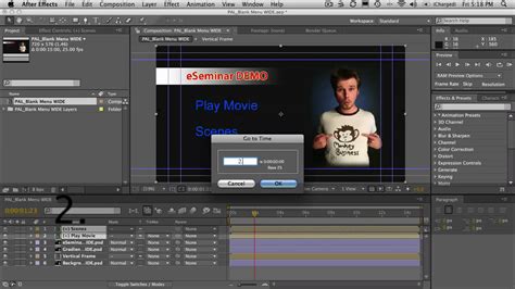 Creating Motion Menus With Encore Cs4 And After Effects Cs4 Part 1