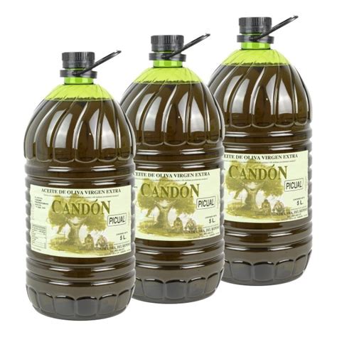 Caja X Garrafa Litros Picual Aceites Cand N