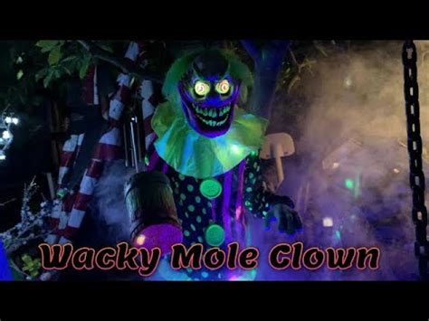 Wacky Mole Clown 2013 Spirit Halloween Prop Demo YouTube