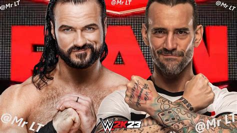 Cm Punk Vs Drew Mcintyre Wwe K Youtube