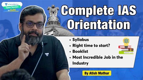 Complete UPSC Orientation By Atish Mathur Syllabus Booklist When To