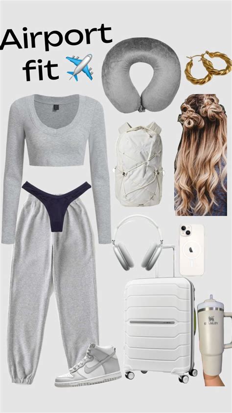 Airportfit Airport Grey Outfitinspo Simple Trendy Outfits