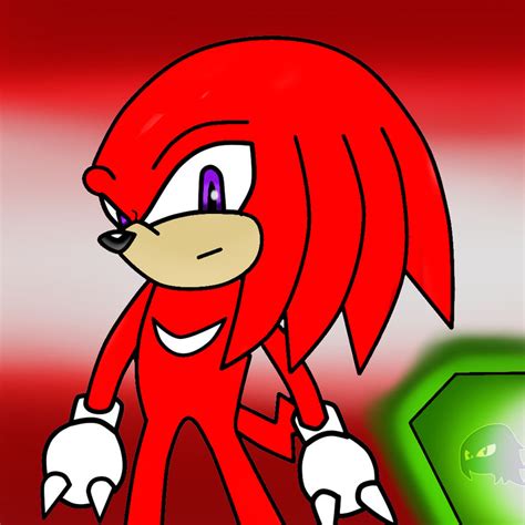 Knuckles And The Master Emerald By Darkg03 On Deviantart