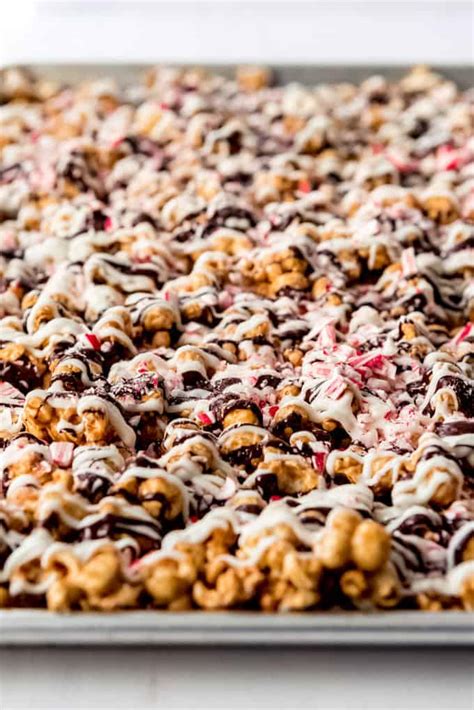 Peppermint Bark Caramel Corn House Of Nash Eats