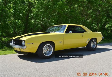 1969 Camaro Ss 350 Auto Ps Pdb Very Solid Daytona Yellow