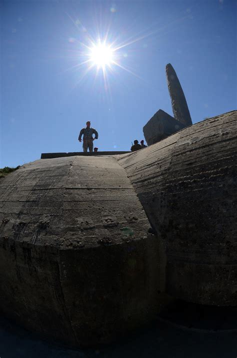 Pointe Du Hoc Normandy A Us Army Ranger 75th Ranger Re Flickr