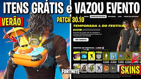 FORTNITE DESAFIOS DE VERÃO RECOMPENSAS GRÁTIS e PASSE DE EVENTO