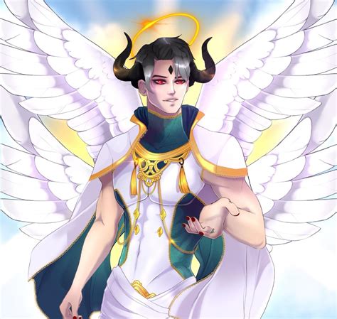 Angel Lucifer Fanart @iversiin on Instagram : r/obeyme