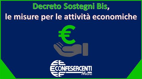 Decreto Sostegni Bis le misure per le attività economiche