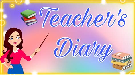 Teachers Diary Decoration Teachers Diary Lkg Teachers Diary Teachers