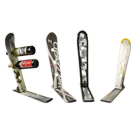 Great Wine Racks Made From Old Skis Gift Ideas Creative Spotting