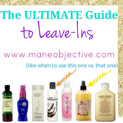 Leave In Conditioners The Ultimate Guide For Natural And Transitioning Hair The Mane Objective