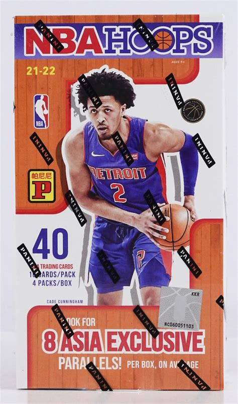 2021 22 Panini NBA Hoops Basketball Asia Tmall Box DA Card World