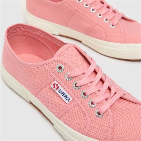 Womens Pink Superga 2750 Cotu Classic Trainers Schuh