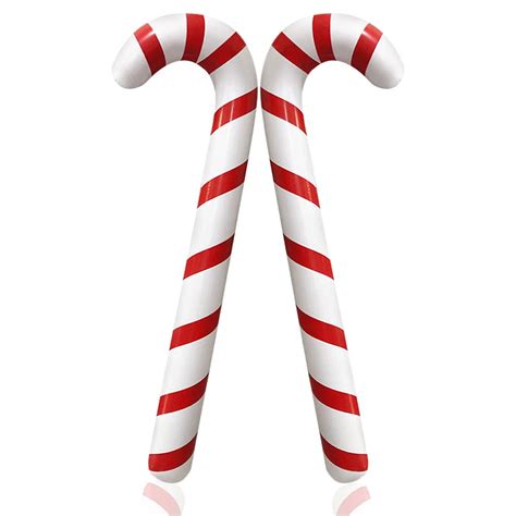 Buy 2pcs Inflatable Candy Canes Balloons For Christmas Candy Cane