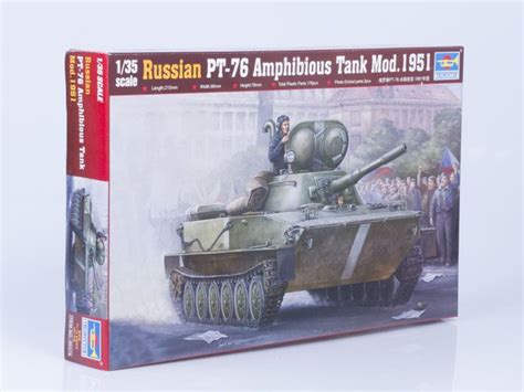 Сборная модель танка Trumpeter Танк ПТ-76 мод.1951, масштаб 1/35 ...