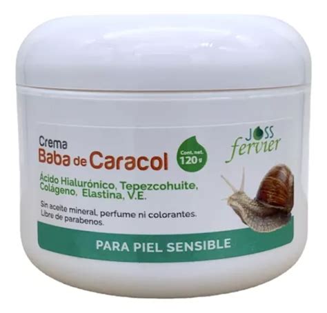 Crema Baba De Caracol Joss Fervier 120grs Meses Sin Intereses