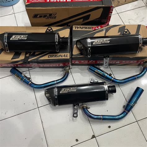 Jual Knalpot Racing Gp Speed Tipe Core Black Untuk Yamaha New Xmax