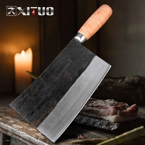 Xituo Full Tang 688g Heavy Chef Chopping Knife Asian Chinese Style