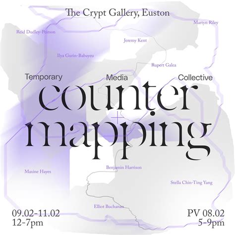 counter-mapping - Exhibition at The Crypt Gallery - St Pancras Church ...