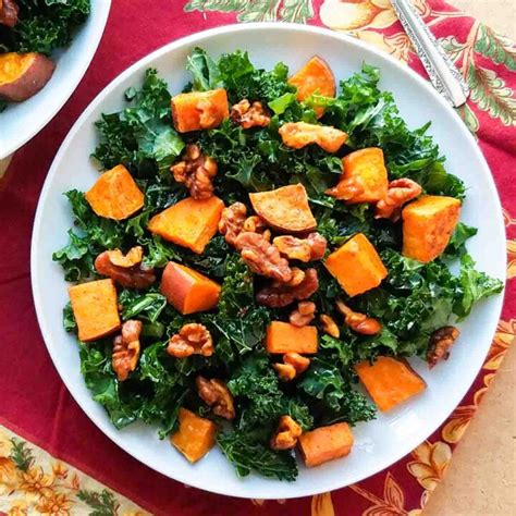 Easy Sweet Potato And Kale Salad Peel With Zeal