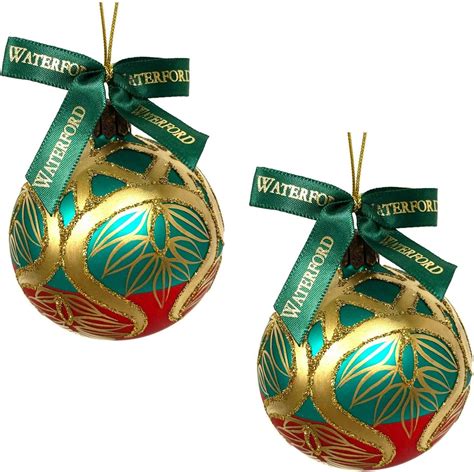 Amazon Waterford Holiday Heirlooms Peacock Grande Inch Ball