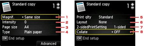 Canon Pixma Manuals Mx Series Setting Items