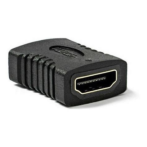 Emenda Hdmi Adaptador Liga Cabo Fêmea Extensão Conector Plug