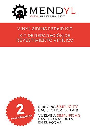 Mendyl Vinyl And Stucco Siding Repair Kit Cover Any Cracks Holes Or