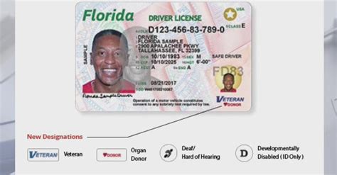 Florida Disabled Veteran Id Card Scannable Id Card Maker Id Card