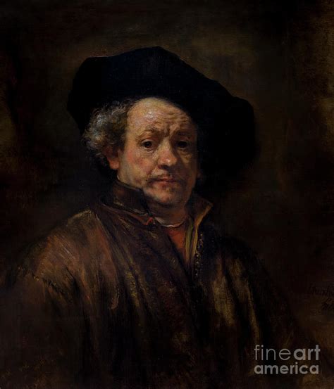 Self Portrait 1660 Photograph By Rembrandt Fine Art America