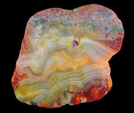 A Piece Of Art That Looks Like An Agate