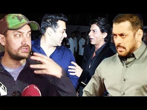 Salman Khan Srk Avoided Aamir Aamir Rejects Salman To Promote Dangal