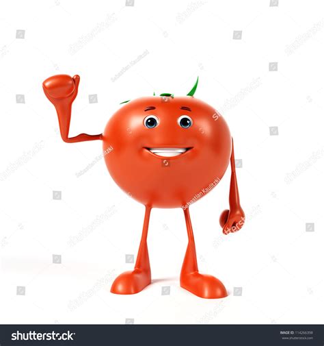 3d Rendered Illustration Of A Tomato Character 114266398 Shutterstock