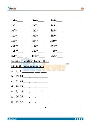 Cbse Class 1 Maths Sample Paper In Pdf