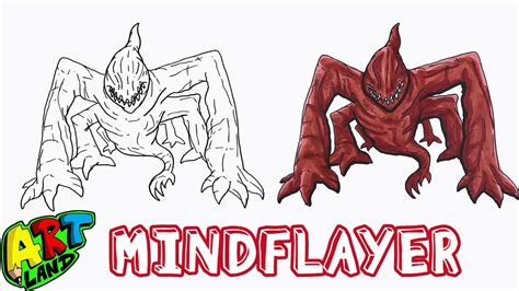 How To Draw The Mind Flayer From Season 3 A Step By Step Guide With