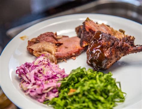 Traditional Brazilian Barbecue Bbq Stock Image - Image of lunch ...