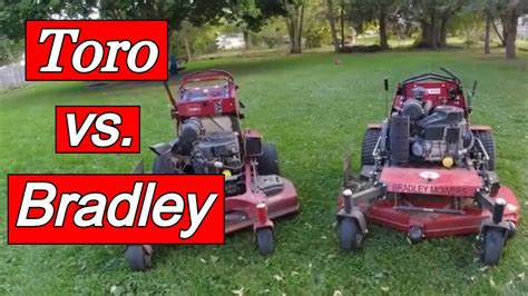 Does The Bradley Mower Compare To The Toro Grandstand