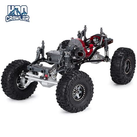 Rc Crawler Frame Kit De Chasis Totalmente Met Lico Con Eje Portal