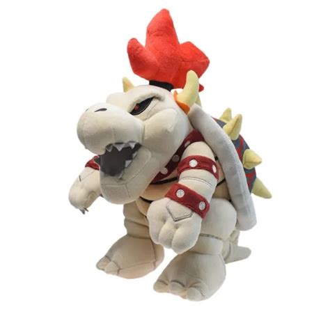 SUPER MARIO BROS Dry Bones Bowser Koopa Plush Doll Stuffed Toy 13 Inch